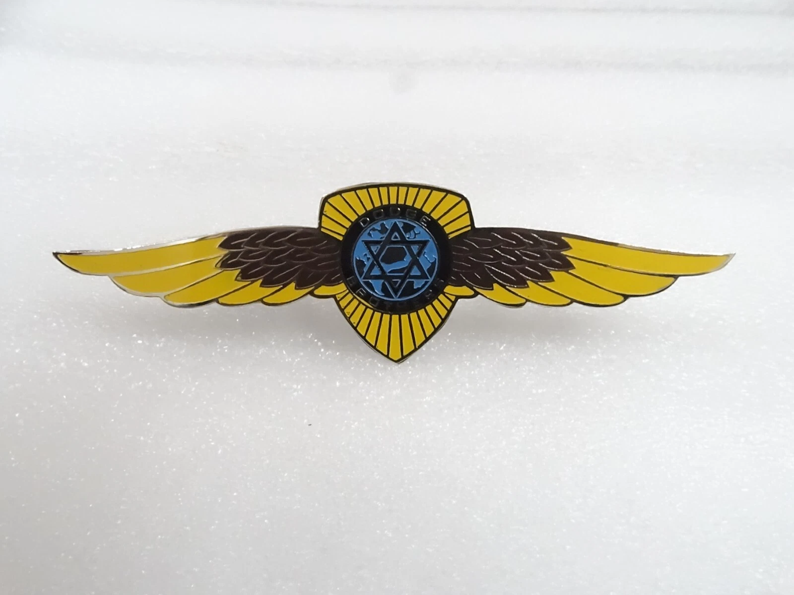 VINTAGE DODGE BROTHERS FRONT GRILL RADIATOR WINGED BADGE EMBLEM #V246-7