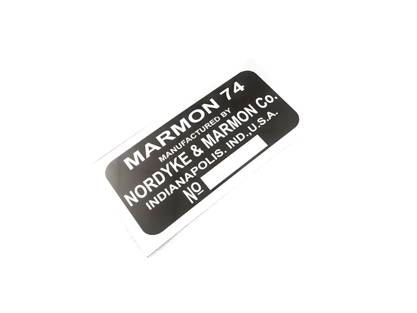 DATA PLATE SET FITS TO VINTAGE CLASSIC MARMON 1926 #V443-8
