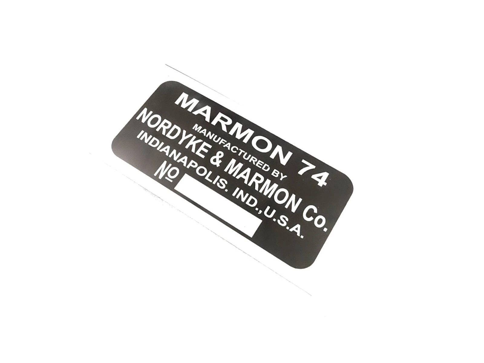 DATA PLATE SET FITS TO VINTAGE CLASSIC MARMON 1926 #V443-8