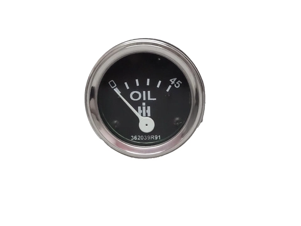 Oil Pressure Gauge For IH Farmall Diesel 350 400 450 460 560 600 650 45PSI #13-4