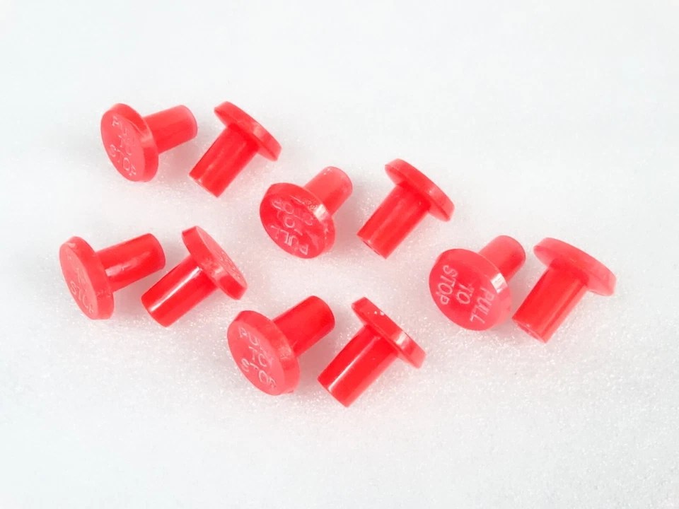 NEW It's free to sell on eBay Not available to Pro sellers Sell one like this Sell something else  Share 10 x Massey Ferguson Tractor 35X 135 65 Stop Control Knob (Red) #15C13