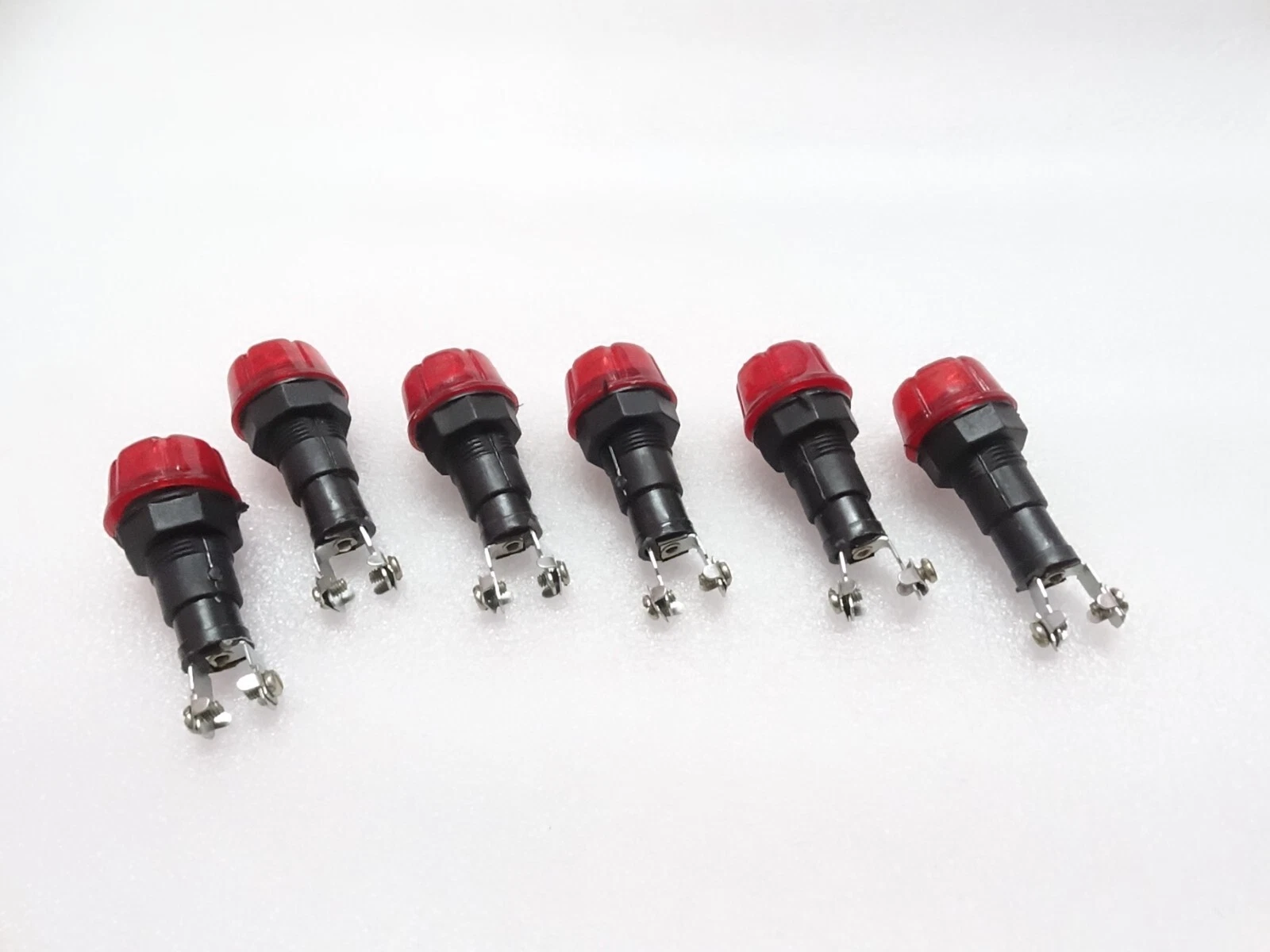6x RED DASH CHARGING WARNING LIGHT LAMP 12V (Without Bulb) FITS Massey Ferguson