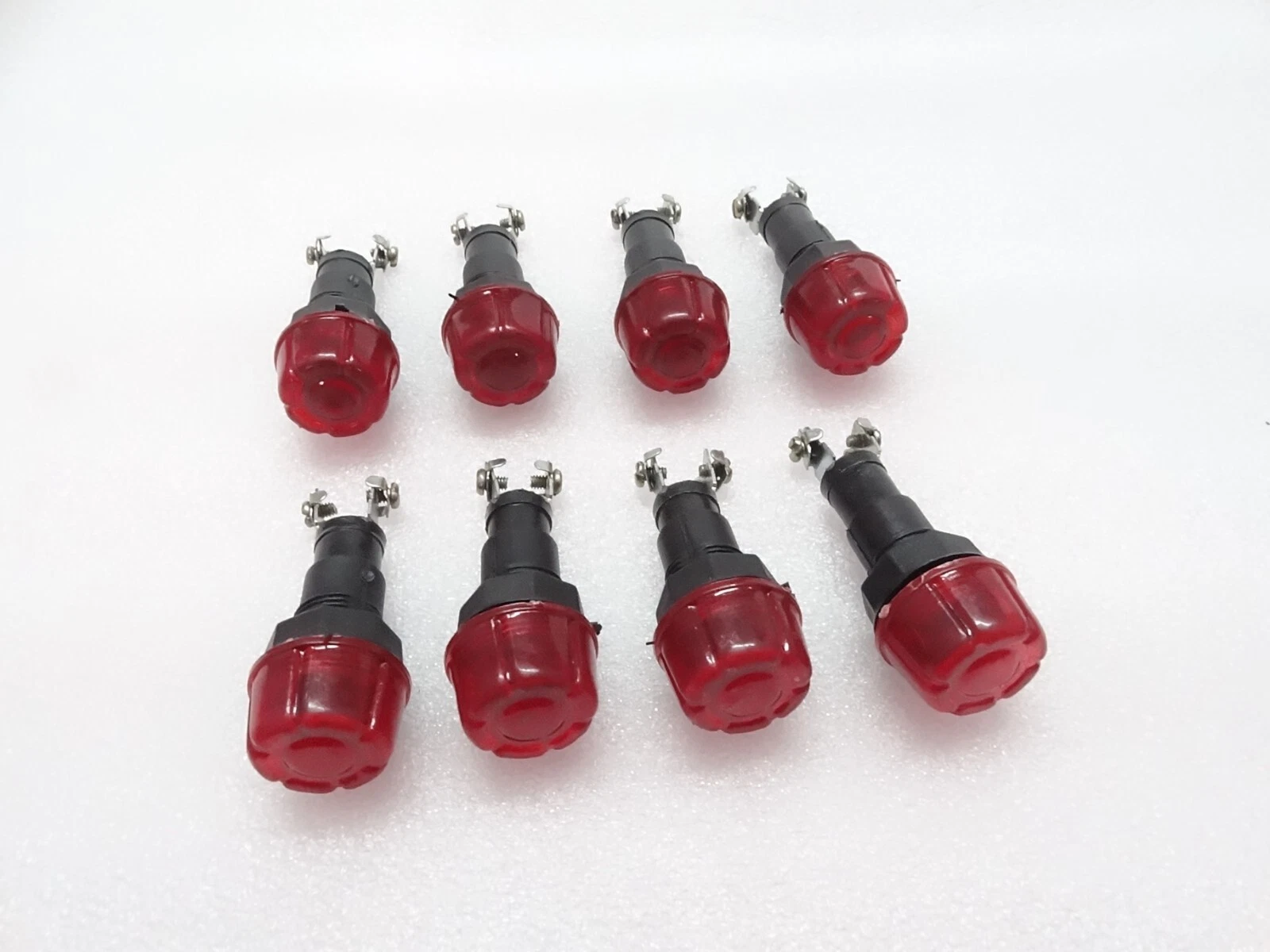 8x RED DASH CHARGING WARNING LIGHT LAMP 12V (Without Bulb) FITS Massey Ferguson