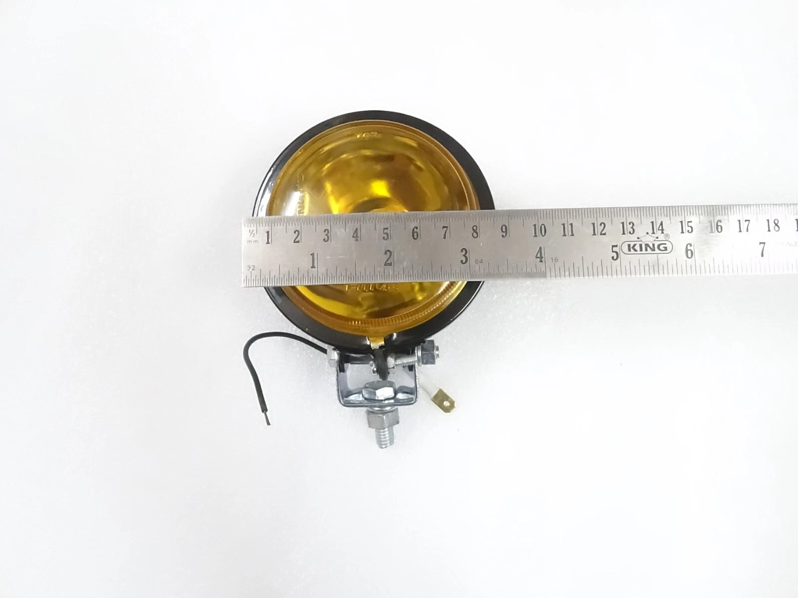 4x 3.5" Spot Light Yellow Lens & Halogen Bulb For Jeep Car Bike Scooter #17-41