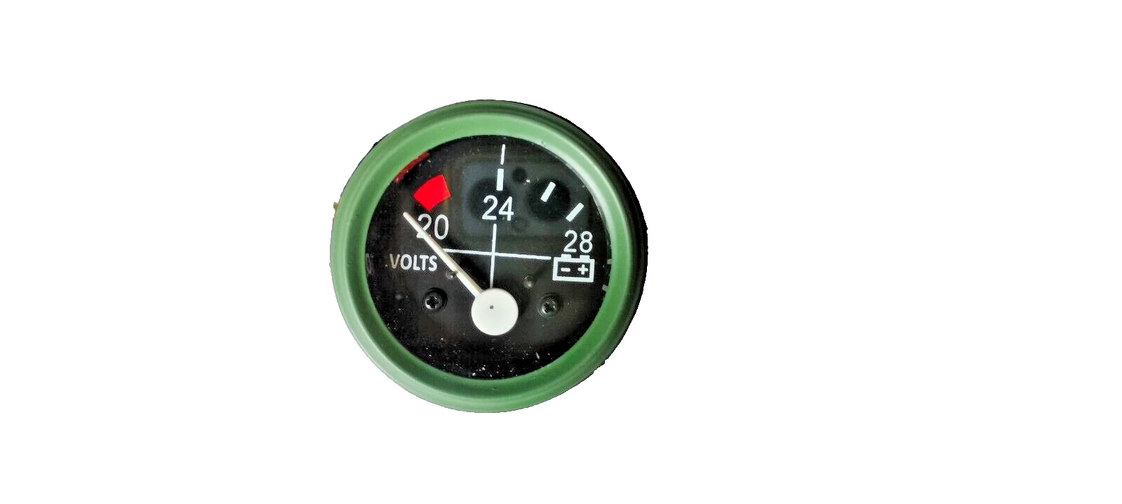 24V Gauge 52mm 2 1/16" Olive Green Bezel For Jeep Car Bus Truck Tractor Crane