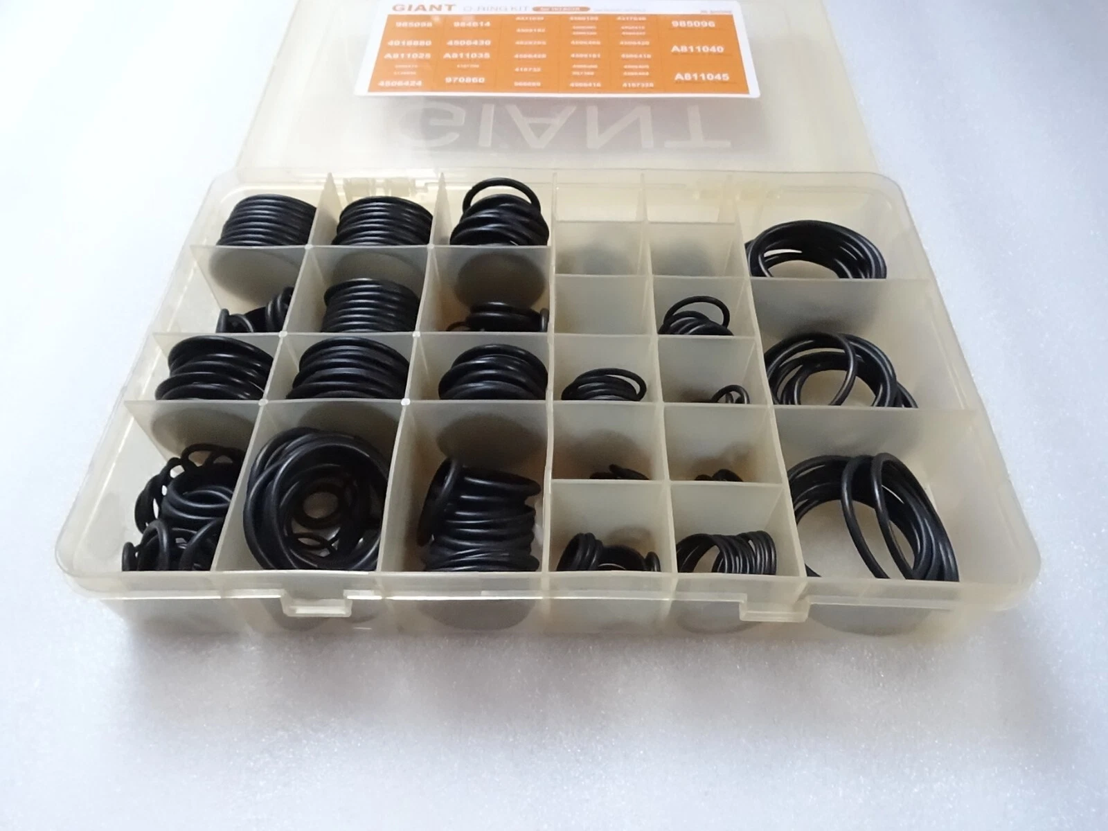 Hitachi Parts- Glant Master O Ring Seal Kit 383 Pcs Nitrile Material 90 Shore
