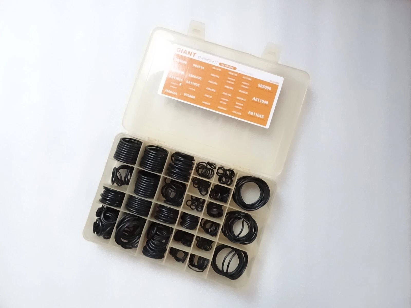 383 Pcs O Ring Kit For Hitachi Assortment 90 Shore Nitrile Rubber Gasket Seals
